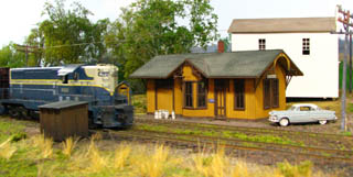 Freight passing Olean