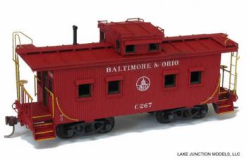 Baltimore & Ohio I-1 Caboose with a Narrow Platform