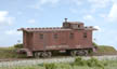 Illinois Central Standard Side Door Wood Caboose