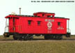 Seabord Air Lines Wood Caboose 