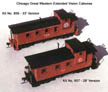 Chicago Great Western 28' Extended Vision Caboose 
