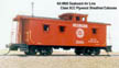 Seaboard Air Line Class 5CC Plywood Sheathed Caboose 