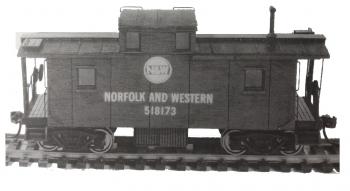 Norfolk & Western CF Class PlyWood Sided Caboose